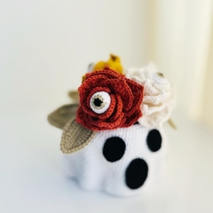 Ghost Pot amigurumi pattern by Fluffy Tummy