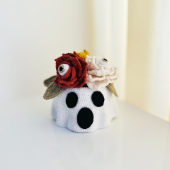 Ghost Pot amigurumi by Fluffy Tummy