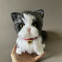 Fluffy Cat Crochet Pattern amigurumi pattern by CrochetThingsByB