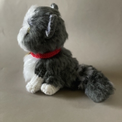 Fluffy Cat Crochet Pattern amigurumi by CrochetThingsByB