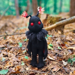 Soba the Mothman amigurumi by LittleEllies_Handmade