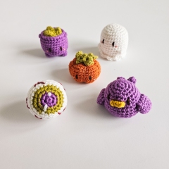 24 Mini Halloween Amigurumi Bundle amigurumi pattern by EMI Creations by Chloe