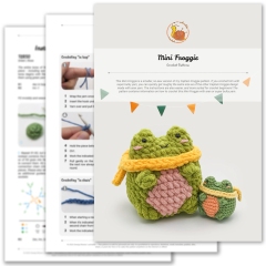 Mini Froggie amigurumi pattern by schrahki