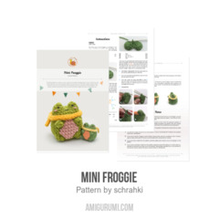 Mini Froggie amigurumi pattern by schrahki