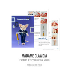 Madame Clawdia amigurumi pattern by Pracownia Blask