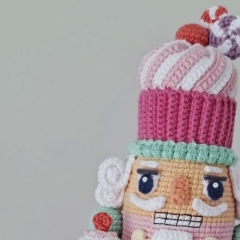 The Candy Nutcracker amigurumi pattern by Miss Daisy Handmade