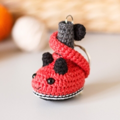 Halloween Lucifer Boot Keychain amigurumi pattern by Planet Piu