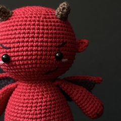 Cheeky Little Devil amigurumi pattern by Amigurumi Boy