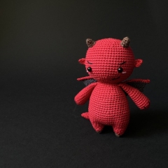 Cheeky Little Devil amigurumi by Amigurumi Boy