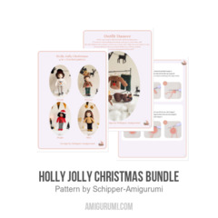 Holly Jolly Christmas Bundle amigurumi pattern by Schipper Amigurumi