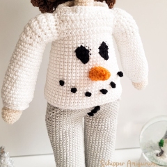Outfit Frosty for doll Robin amigurumi pattern by Schipper Amigurumi