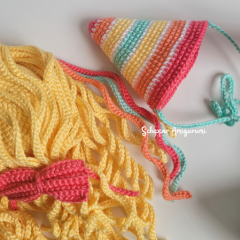 Outfit Joy for doll Robin amigurumi pattern by Schipper Amigurumi