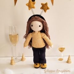 Outfit Star for doll Robin amigurumi pattern by Schipper Amigurumi
