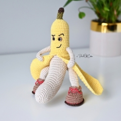Funny Banana amigurumi pattern by apinchofcotton