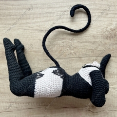 Cat Pinup doll amigurumi by Monoxatoys