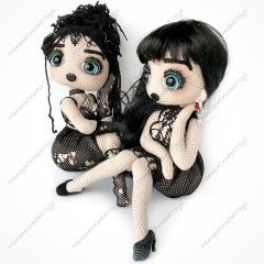 Gothic Pinup Doll amigurumi pattern by Monoxatoys