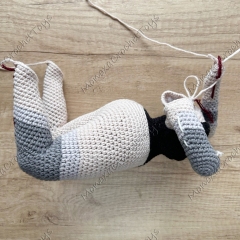 Tattooed Pinup Doll amigurumi pattern by Monoxatoys