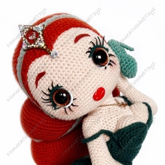 Redheaded Pinup Doll amigurumi by Monoxatoys