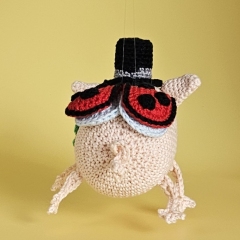 A very special lucky New Year pig amigurumi pattern by SaphirhaseDesign