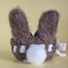 Easter basket bunny amigurumi pattern by SaphirhaseDesign
