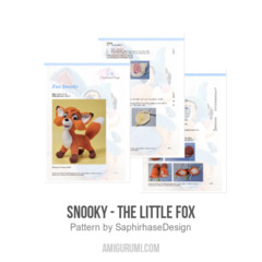 Snooky - the little fox amigurumi pattern by SaphirhaseDesign