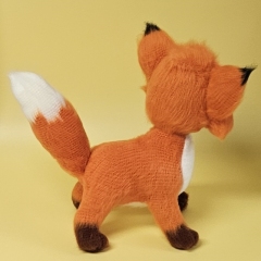 Snooky the large, fluffy fox amigurumi by SaphirhaseDesign