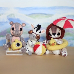 3 in 1 Crochet Summer bundle amigurumi pattern by Loopy Pattern