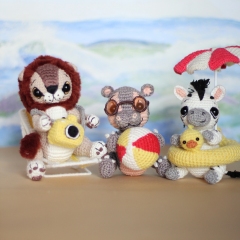 3 in 1 Crochet Summer bundle amigurumi by Loopy Pattern