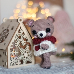 Bear Nutella amigurumi pattern by Loopy Pattern