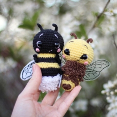 Bee Bombita & Bumblbee Bombus amigurumi pattern by Loopy Pattern