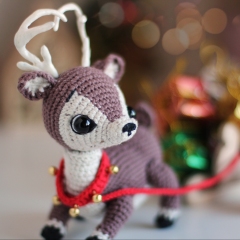 Deer Rudolph amigurumi pattern by Loopy Pattern