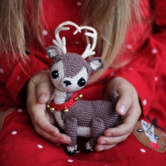 Deer Rudolph amigurumi by Loopy Pattern