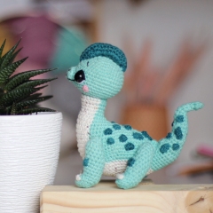 Dinosaur Brachiosaurus Kevin amigurumi by Loopy Pattern