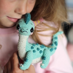Dinosaur Brachiosaurus Kevin amigurumi pattern by Loopy Pattern