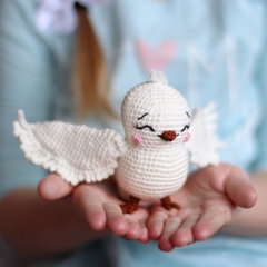 Dove of peace amigurumi pattern by unknown