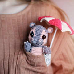 Hippo Fiona amigurumi by Loopy Pattern