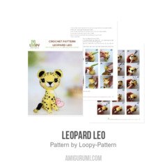 Leopard Leo amigurumi pattern by Loopy Pattern