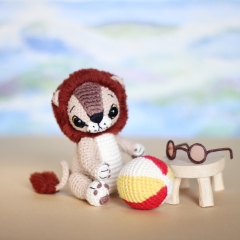 Lion Fred amigurumi pattern by Loopy Pattern
