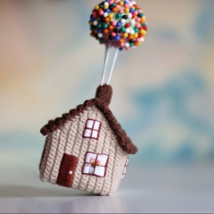 Pincushion & Craft Box Houses amigurumi pattern by Loopy Pattern