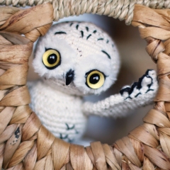 Snowy Owl Hedwig amigurumi by Loopy Pattern