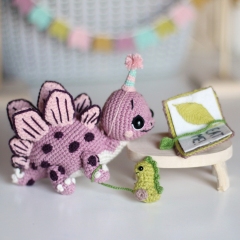 Dinosaur Stegosaurus Sting amigurumi pattern by Loopy Pattern