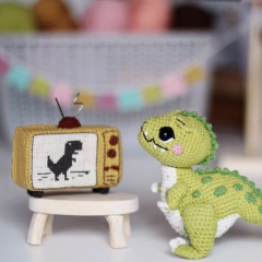 Dinosaur Tyrannosaurus Oliver amigurumi by Loopy Pattern