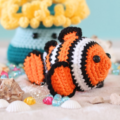 Charly and Paige the ocean friends amigurumi by LikeALigerCrochet