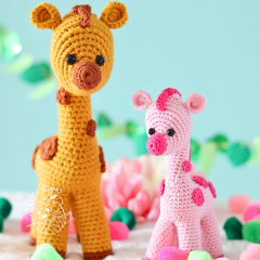 Twiga the baby giraffe amigurumi pattern by LikeALigerCrochet