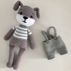 Gus, the dog amigurumi pattern by Galounette Crochete