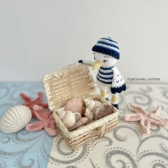 Gwendal, the seagull amigurumi by Galounette Crochete