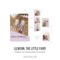 Lilwenn, the little Fairy amigurumi pattern by Galounette Crochete