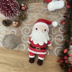 My Santa Claus amigurumi pattern by Galounette Crochete