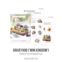 Graveyard ('Mini Kingdom') amigurumi pattern by AradiyaToys