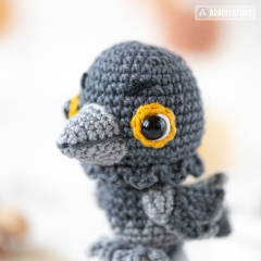Mini Raven ('Mini Kingdom') amigurumi by AradiyaToys